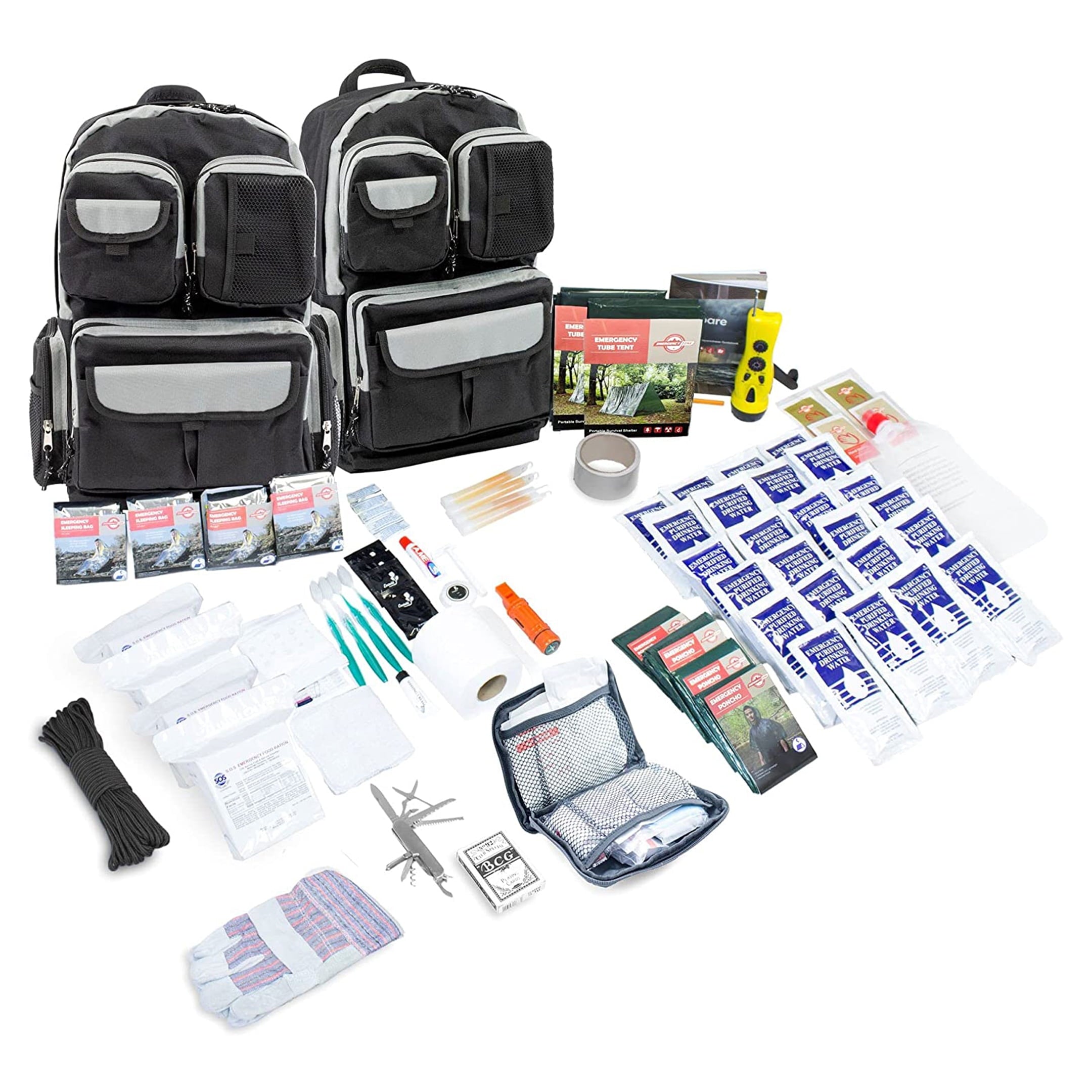 Urban Survival Bug-Out Bag - 72 Hours, Family Kit