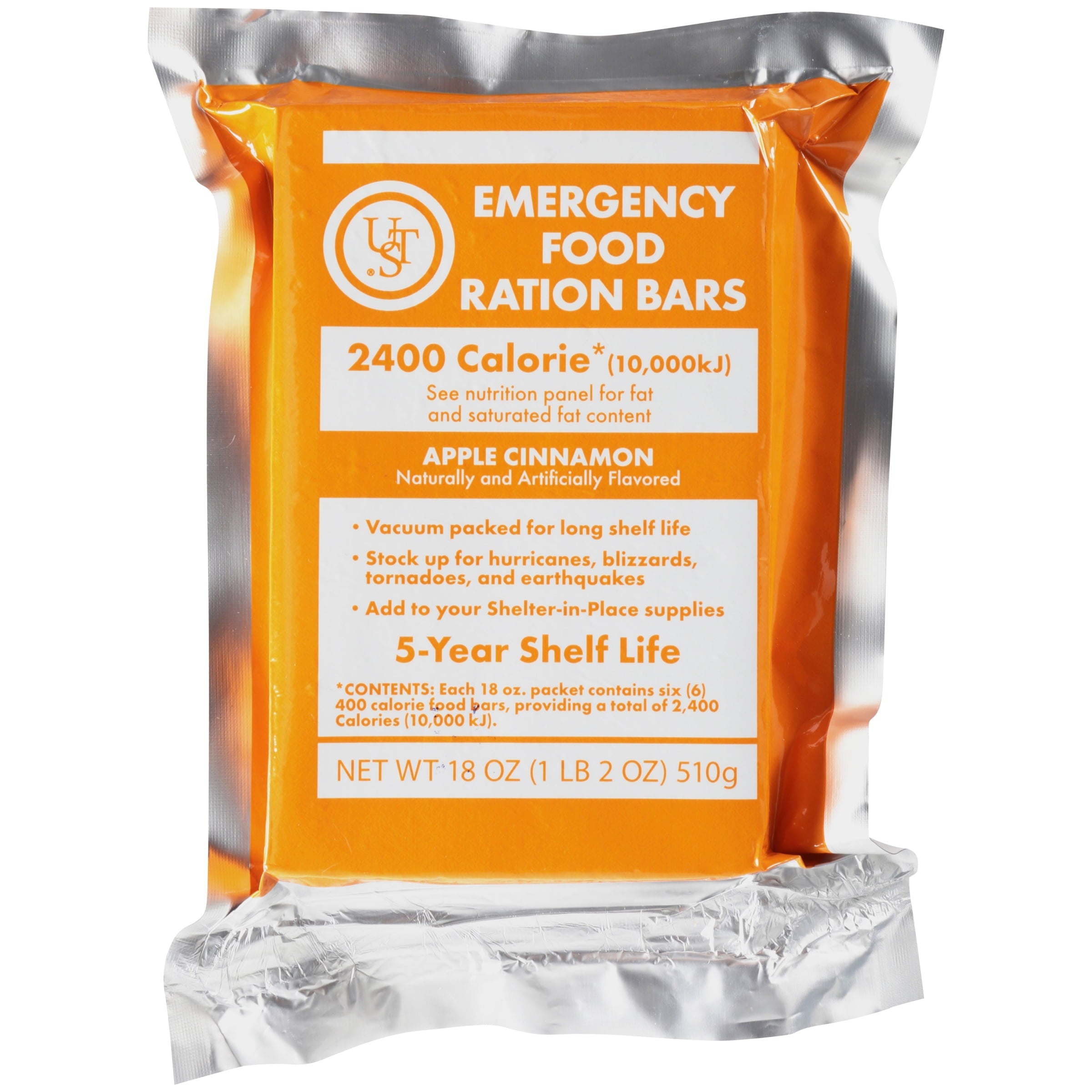 Ultimate Survival Technologies Emergency Food Ration Bar, 5-Year Shelf Life, 6 Servings